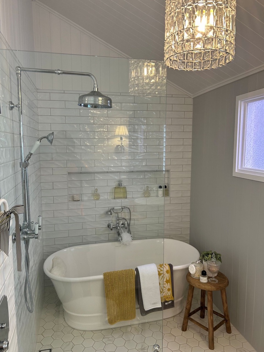 Residential bathroom plumbing by JPR Plumbing